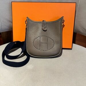 Hermes Mini Evelyn TPM Crossbody Bag